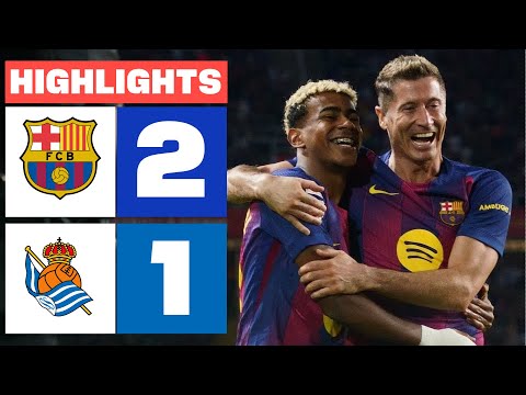 FC BARCELONA 2 - 1 REAL SOCIEDAD | RESUMEN LALIGA EA SPORTS