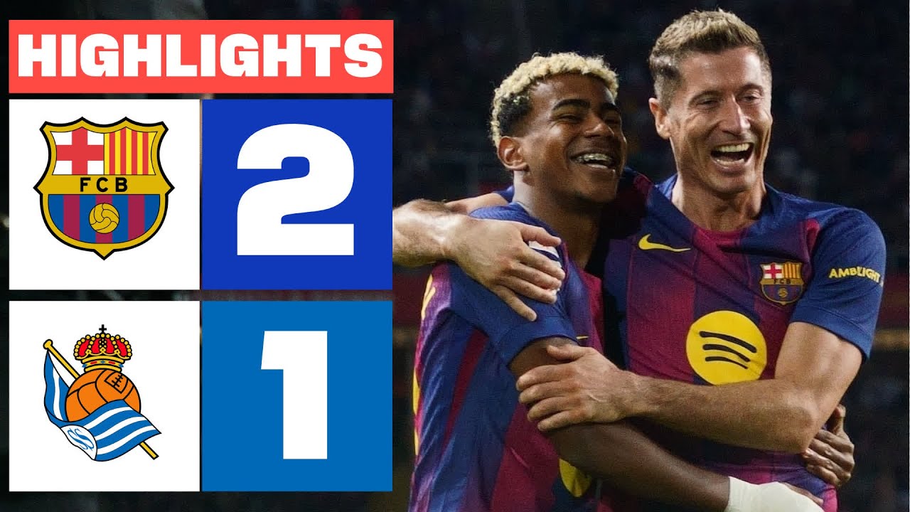 ¡Increíble remontada! FC Barcelona vence 2-1 a la Real Sociedad en La Liga ⚽