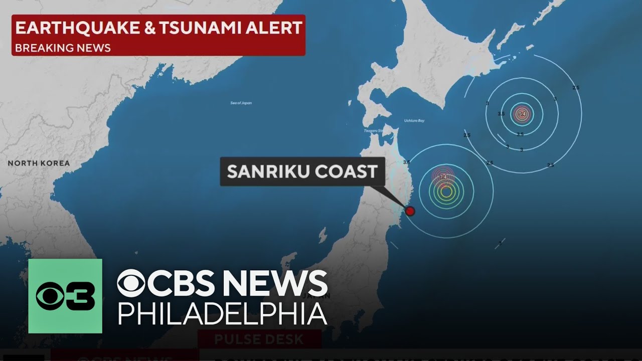 Powerful earthquake off coast of Japan triggers tsunami warning