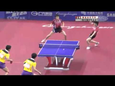 GREAT TABLE TENNIS DOUBLES MATCH!!