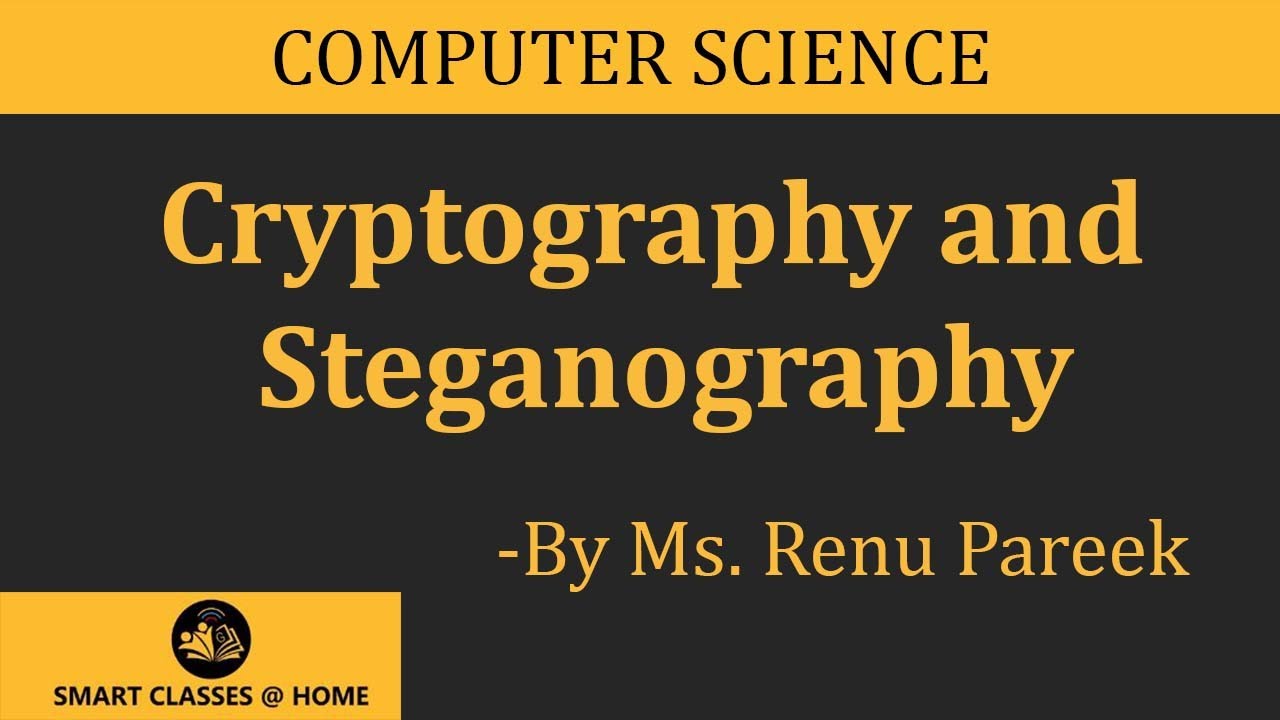 Cryptography & Steganography Explained | BCA & MCA Level 📚