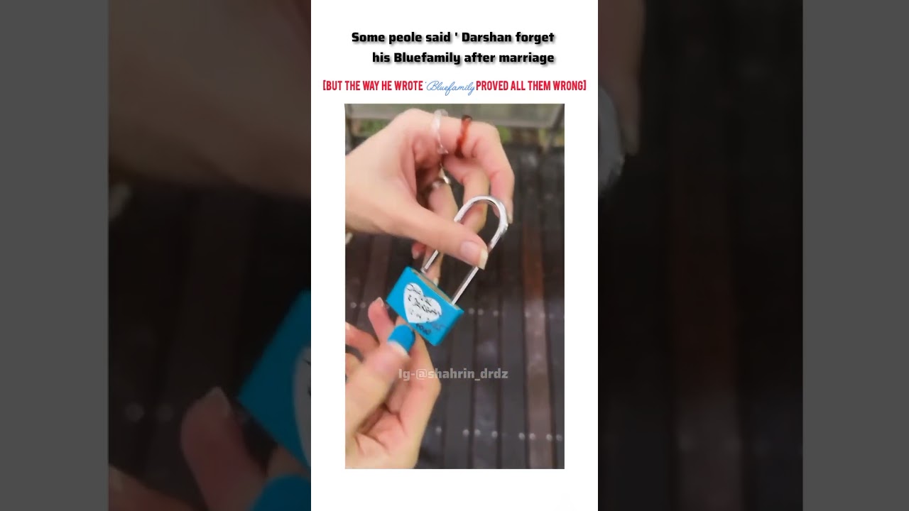 POV: He Still Loves His Blue Family 💙 | Darshan Raval Edit