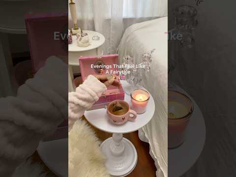 Fairytale Evenings✨🩰 #coquettecore #dreamyaesthetic #bedroominspo