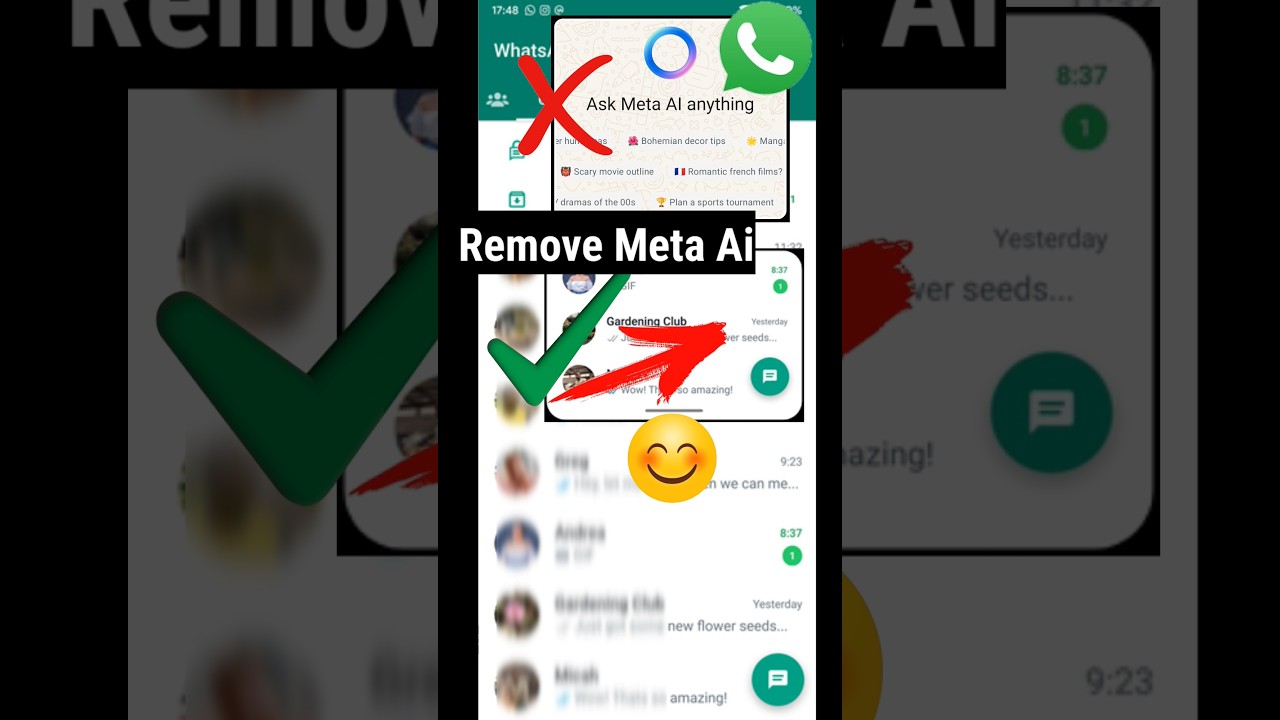WhatsApp Meta AI Ko Kaise Hatae? (2024) π€