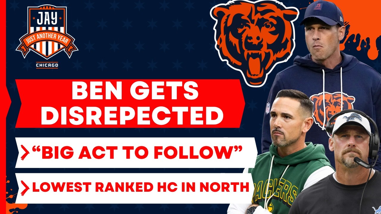 Chicago Bears HC Ben Johnson Ranked Last in NFC North 🏈