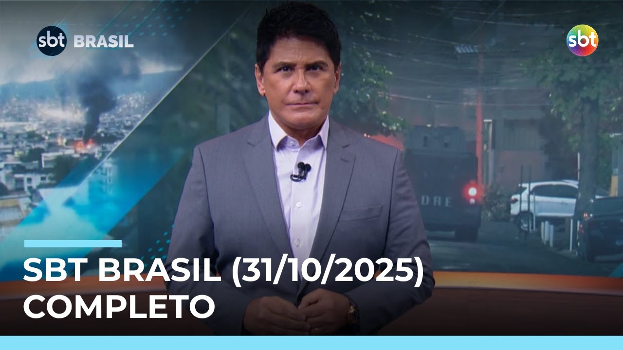 Assista ao SBT Brasil de 31/10/2025 ao vivo 📺