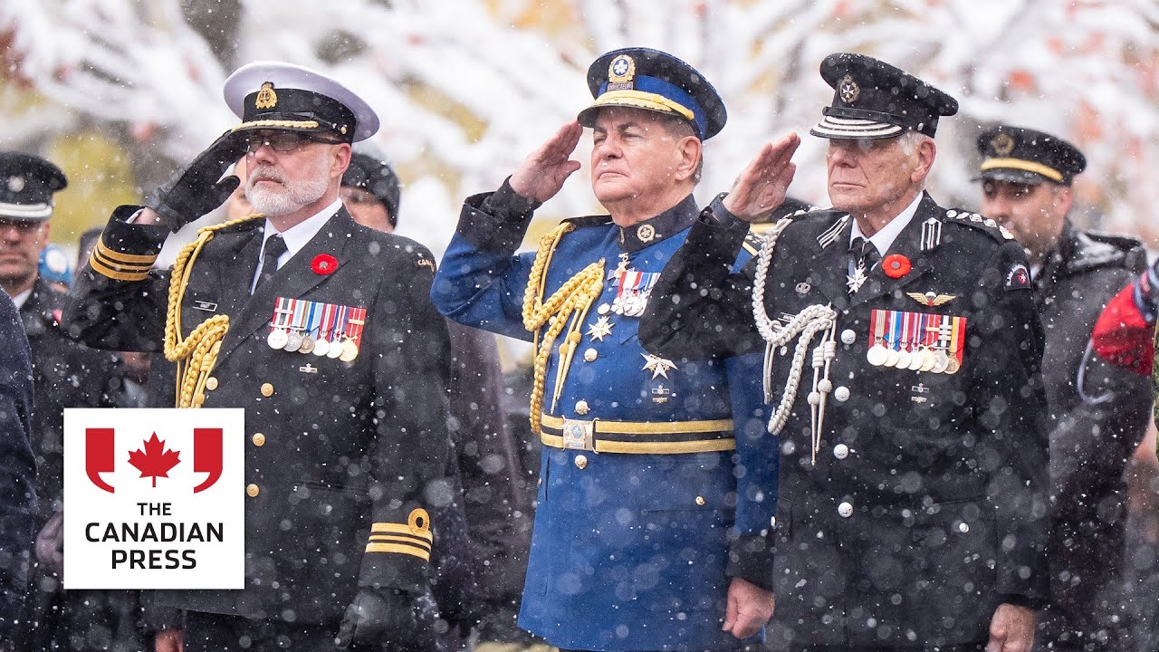 Remembrance Day Ceremonies in Halifax, Montreal & Toronto 🇨🇦