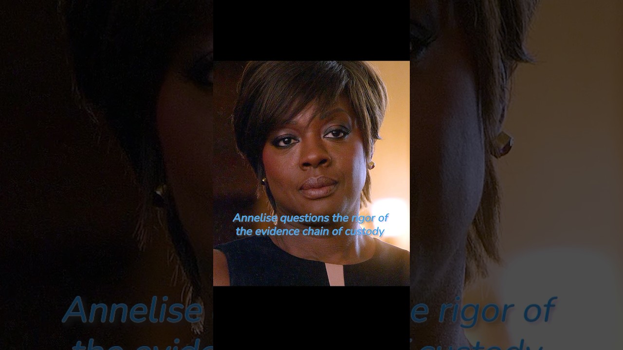 Annelise Challenges Evidence Chain of Custody