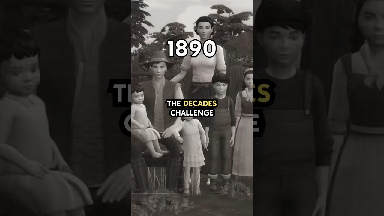 The Sims 4 Decades Challenge 1890 Recap 🎮