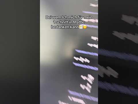 Bei wem ich mich für meinen 1er-Schnitt in Mathe bedanken kann? 👀📊 #shorts