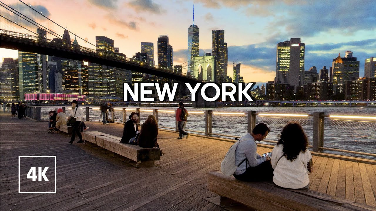 Evening Walk in Brooklyn Bridge Park 🌆