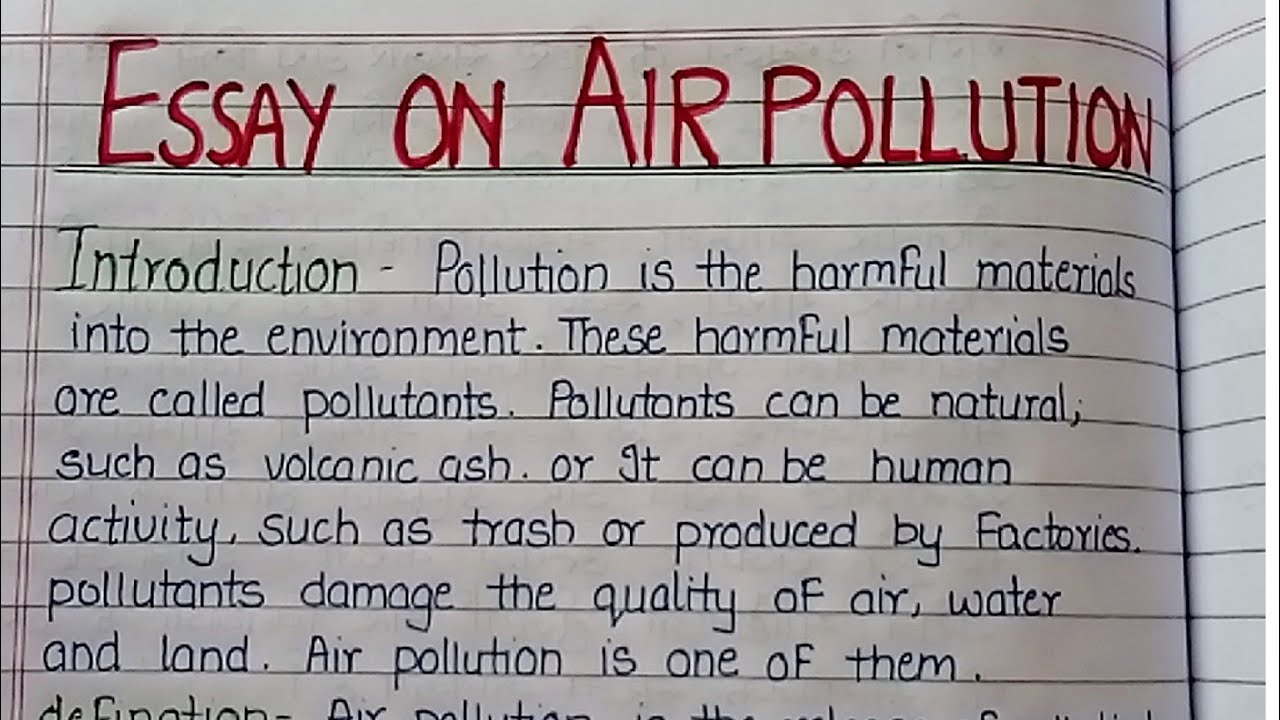 Air Pollution Essay: Causes, Effects & Solutions 🌍