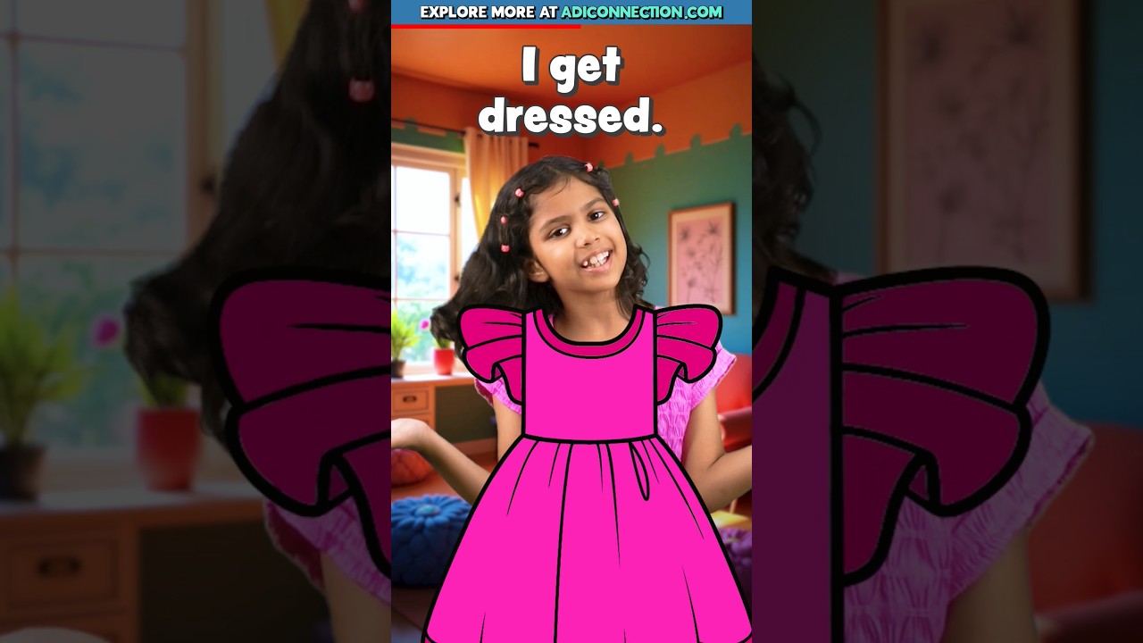 My Morning Routine for Kids 🌞 | Easy English Sentences with Adi Keshari