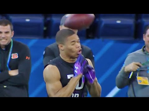 Taron Johnson Hit in the Face at NFL Combine 2018 🏈