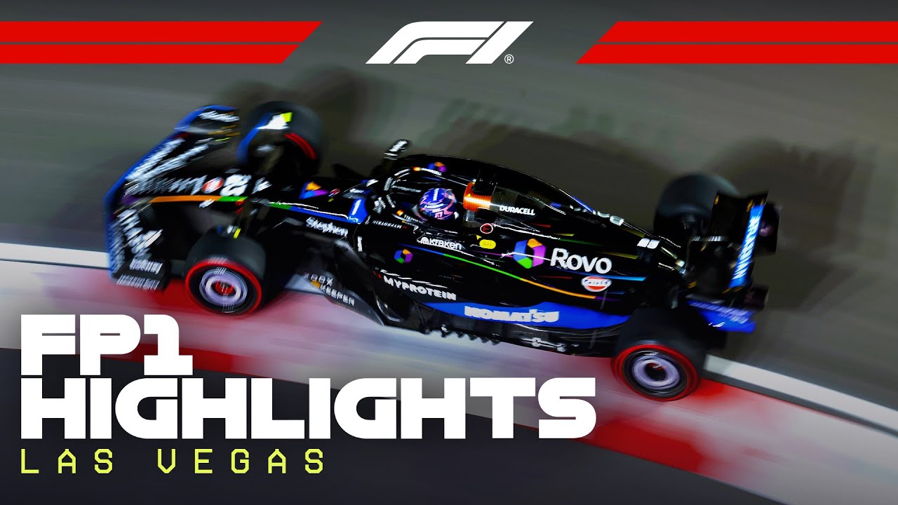 FP1 Highlights | 2025 Las Vegas GP 🏎️