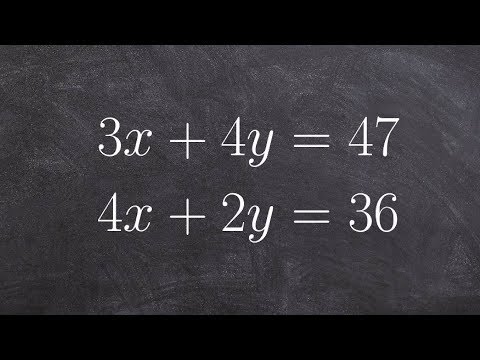 How to write the system of equations from a word problem