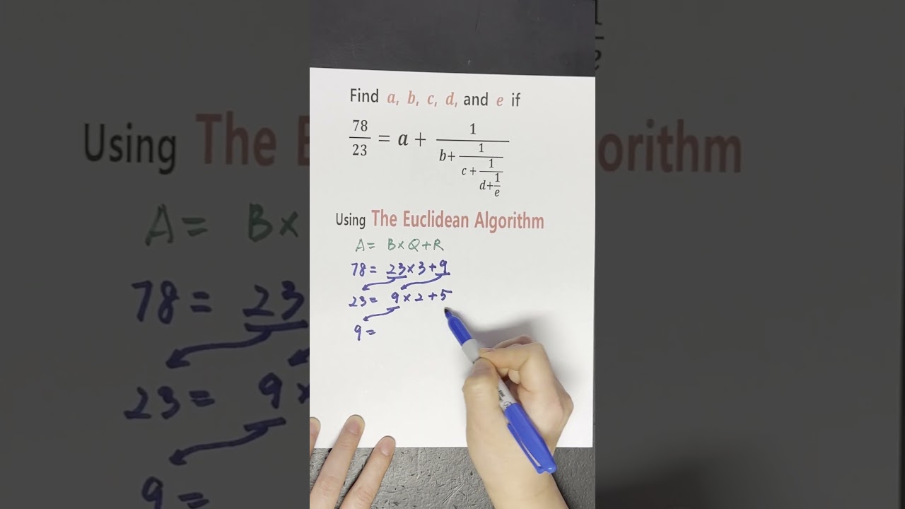 Math Hack: Understanding Euclidean Algorithm