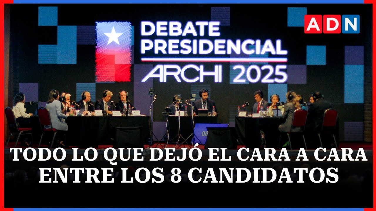 Debate presidencial ARCHI: Análisis de las propuestas y discursos de los 8 candidatos a La Moneda