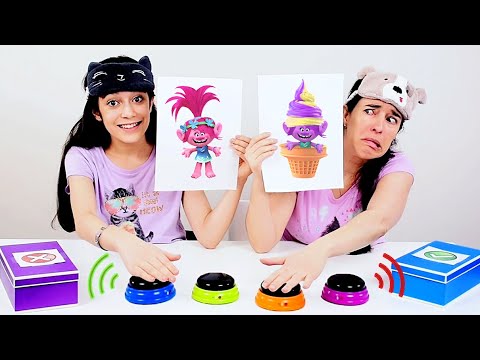 NÃO APERTE O BOTÃO ERRADO - COLORINDO A POPPY COM 3 CORES ★ Brincadeira de Artes e Muita Diversão