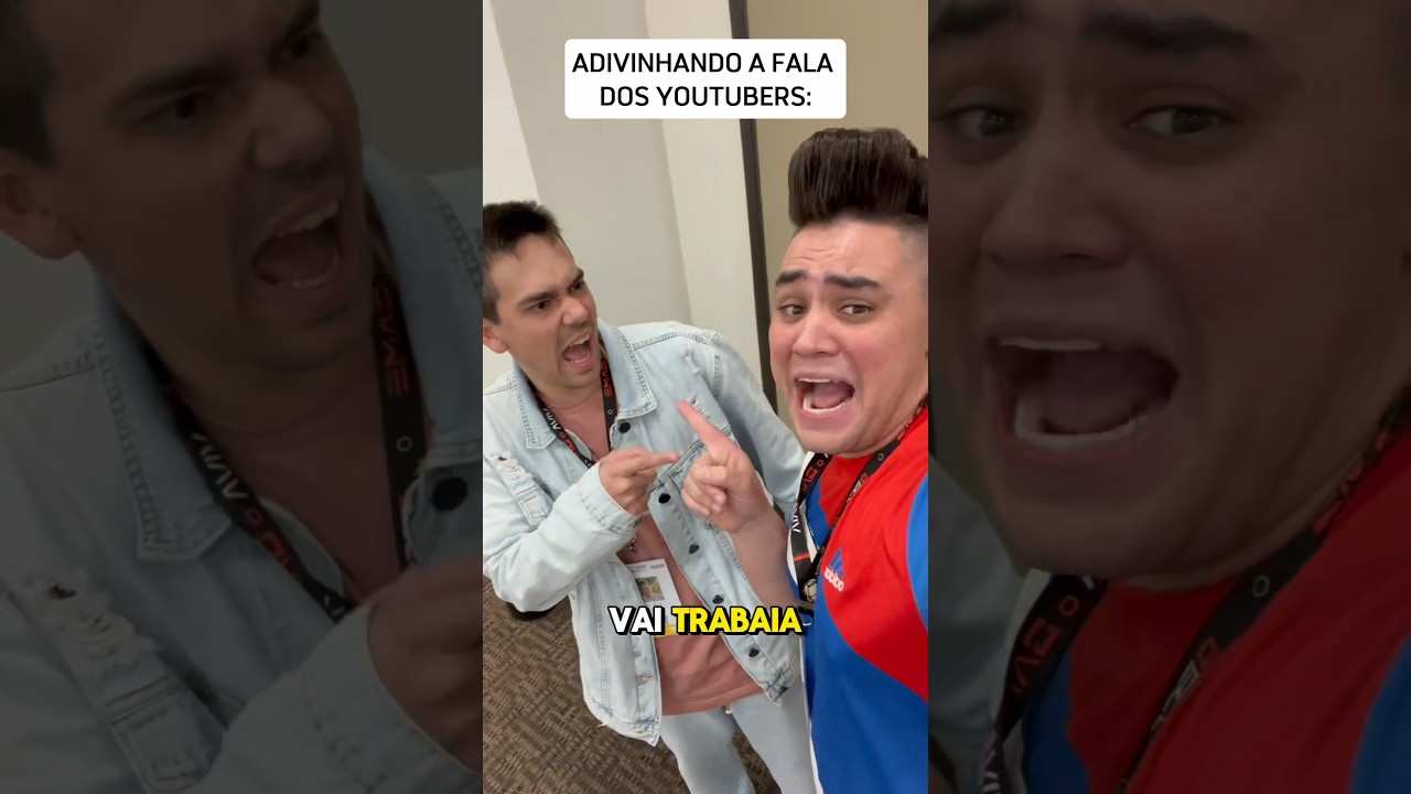Adivinhe a fala de youtubers! 🎙️ #shorts
