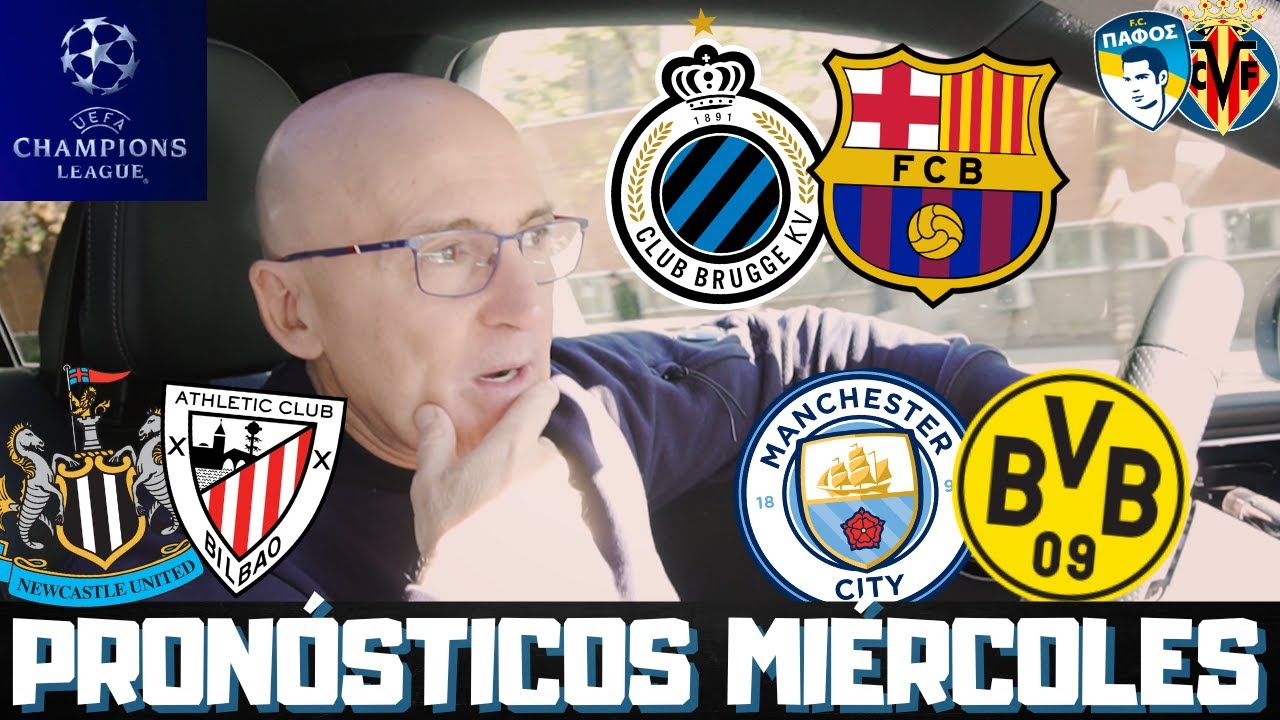 Pronósticos de la Champions: Brujas vs Barcelona, Newcastle vs Athletic Club, Manchester City vs Dortmund