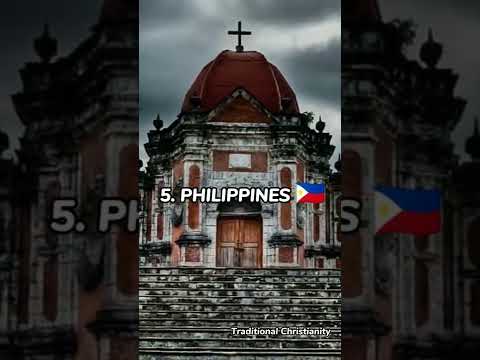 Top 10 Christian Countries in the world ✝️ #shorts