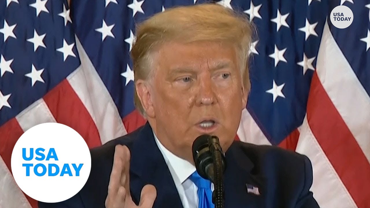 President Trump falsely claims he won the 2020 election