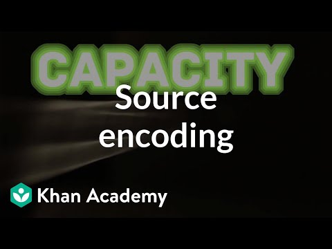 Source encoding | Journey into information theory | Computer Science | Khan Academy