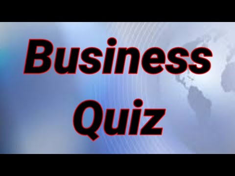 MBA Business Quiz 🏢