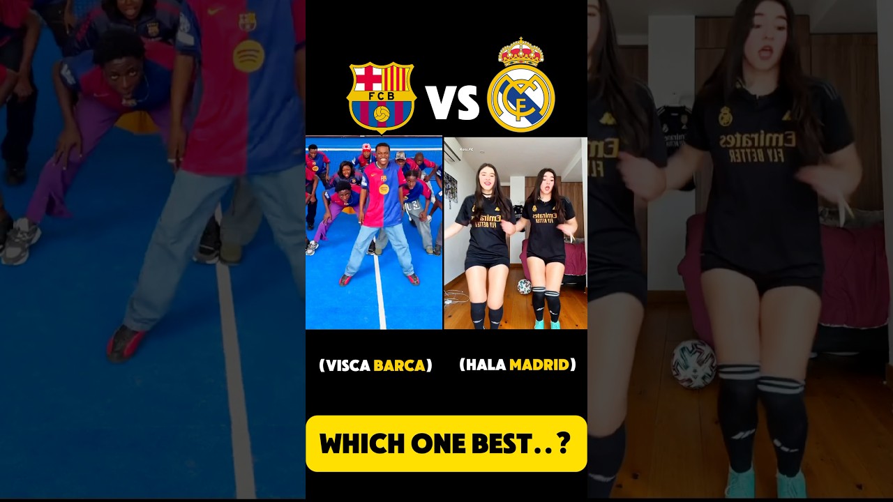 Epic Song Battle: Barcelona vs Real Madrid ⚽🎶