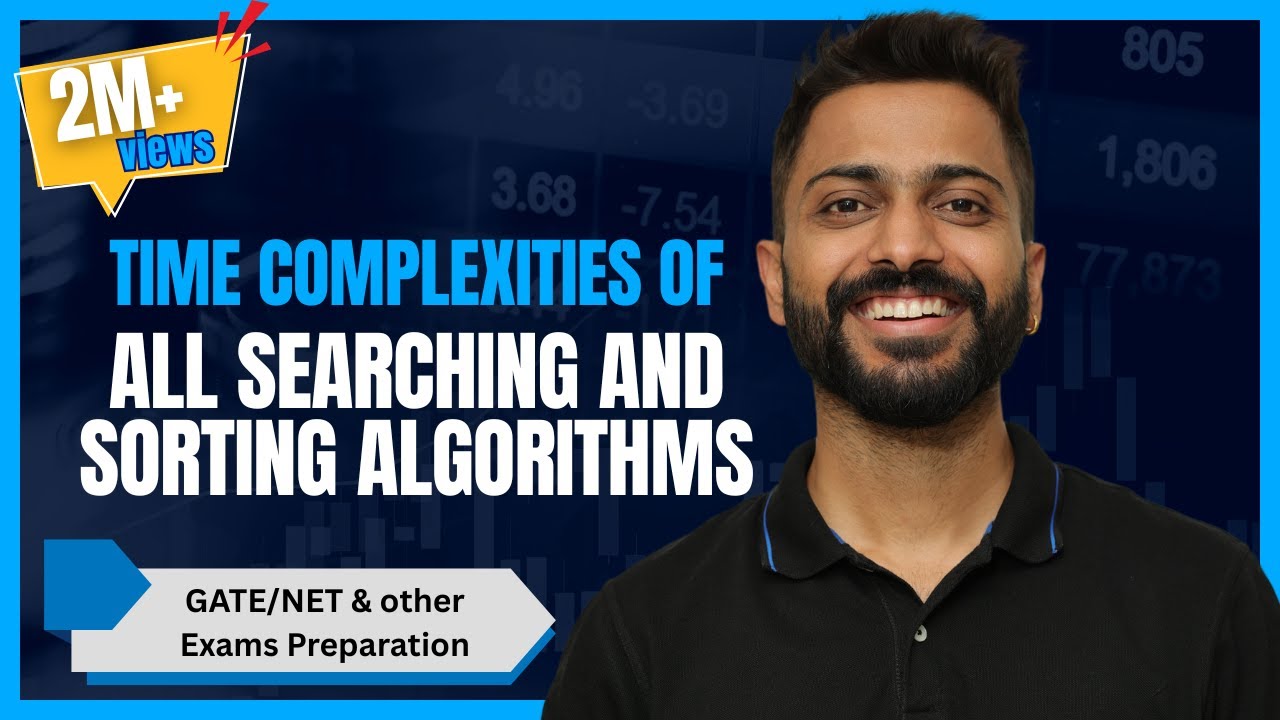L-1.6: Time Complexities of Searching and Sorting Algorithms Explained