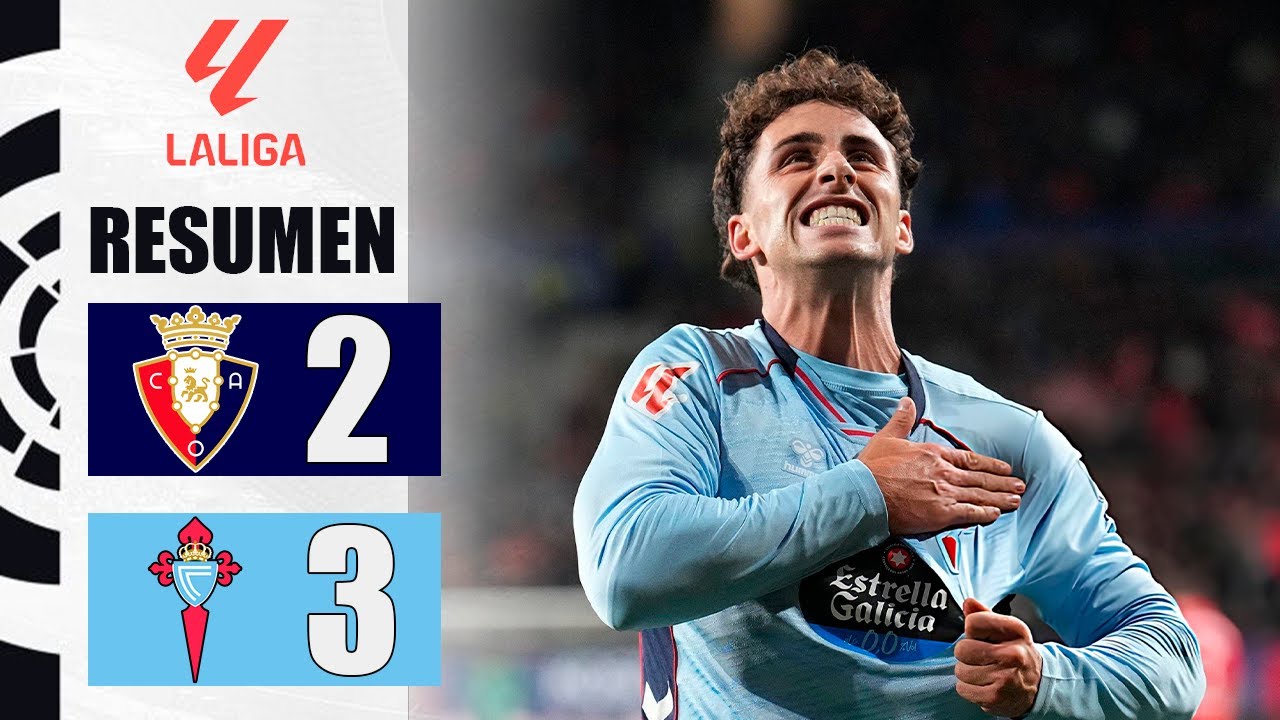 Osasuna 2-3 Celta Vigo | LaLiga 2025-26 ⚽