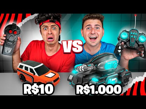 CARRINHO  DE CONTROLE REMOTO DE R$10, R$100 e R$1000!