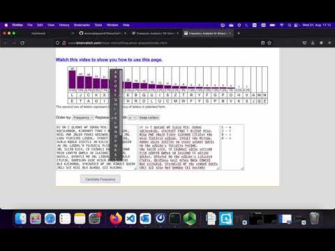 Frequency Analysis - Breaking The Substitution Cipher