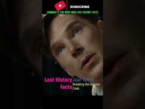 Lost History Facts - Alan Turing Breaking the German Code #shorts