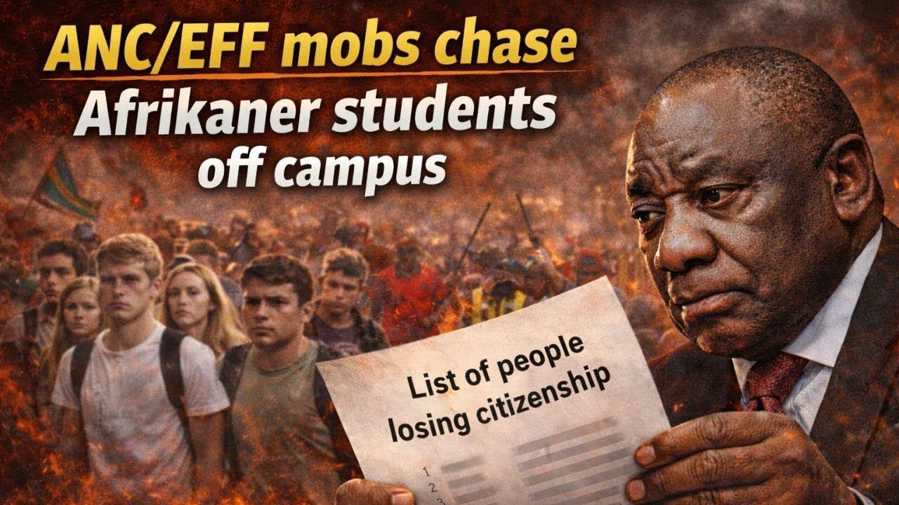 NO PLACE FOR WHITES! ANC & EFF Turn Campuses Into Warzones Who’s Next