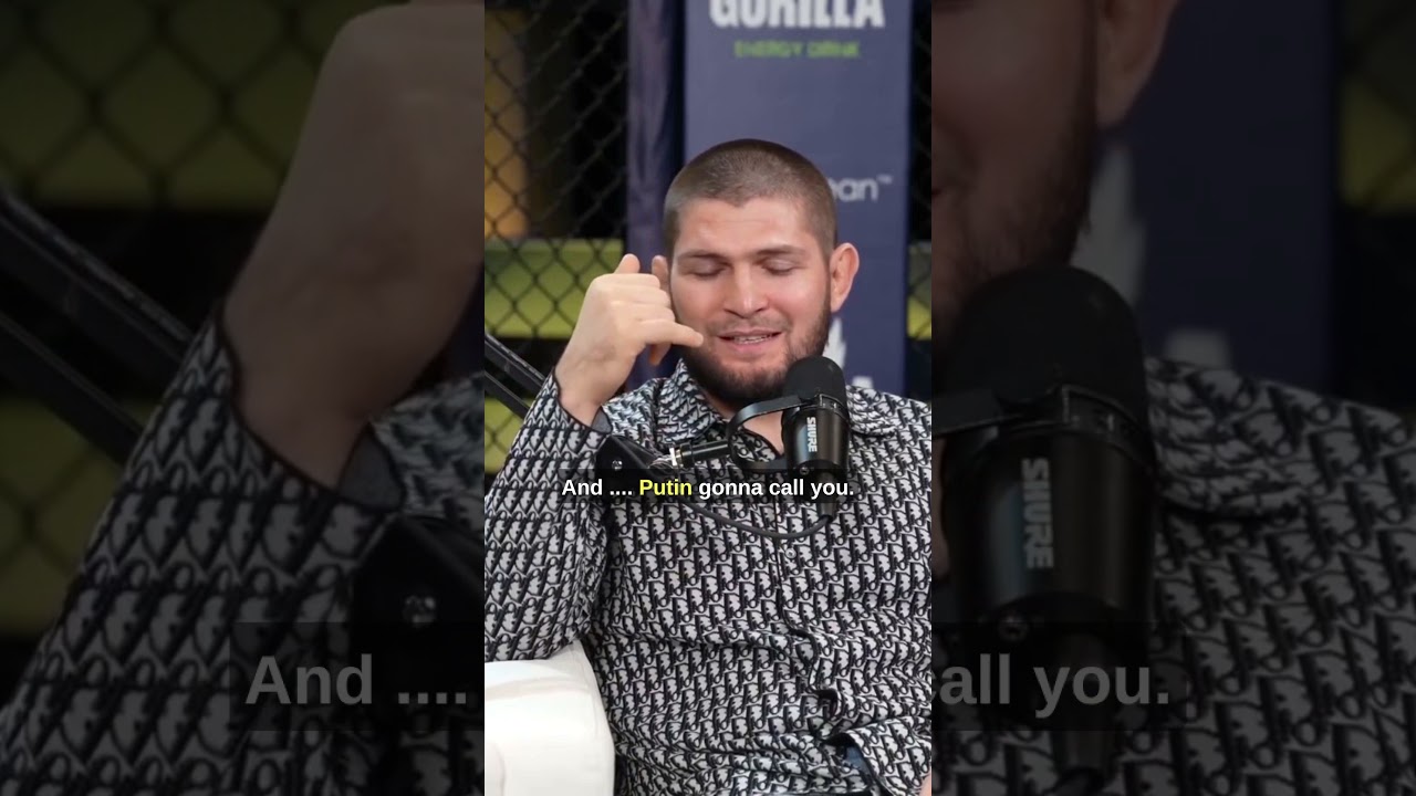 Khabib Shares His First Call from Vladimir Putin After a Fight 👀