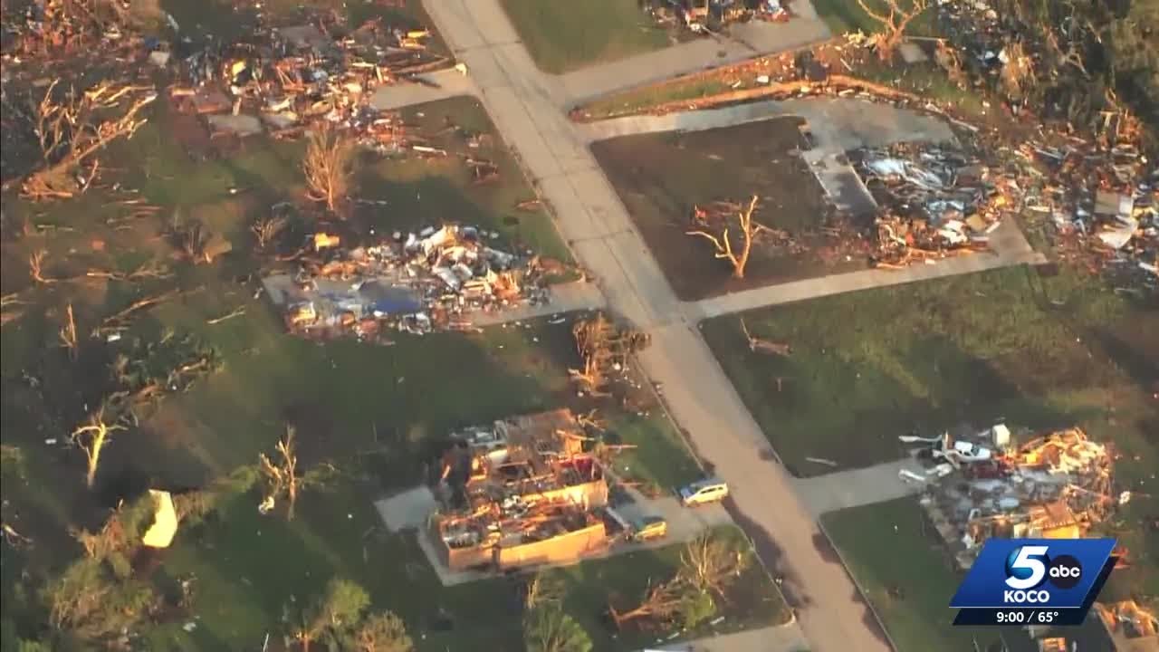 Northern Oklahoma devastated after large tornado hits Thursday night