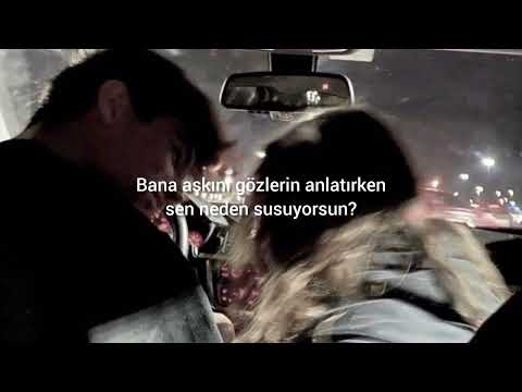 Bana aşkını gözlerin anlatırken sen neden susuyorsun?