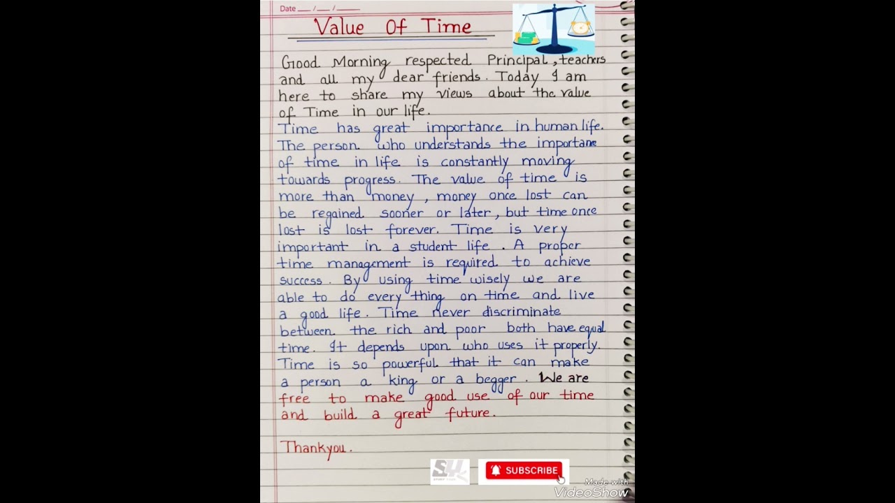 The Importance of Time ⏳