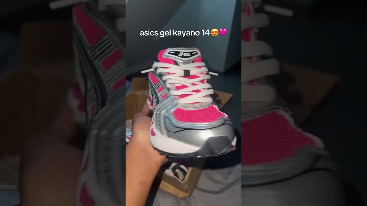 Cute Pink Glo Asics Gel Kayano 14 Sneakers π€