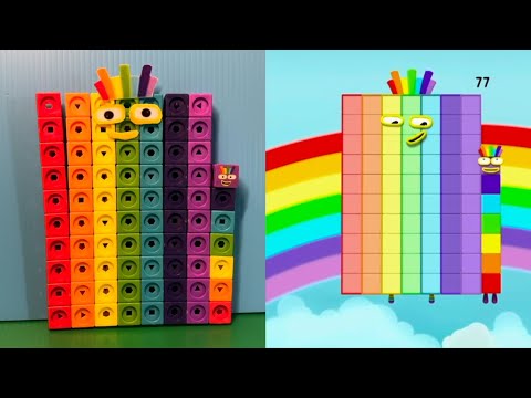 Numberblocks 0-100 Counting with Toys 🧩