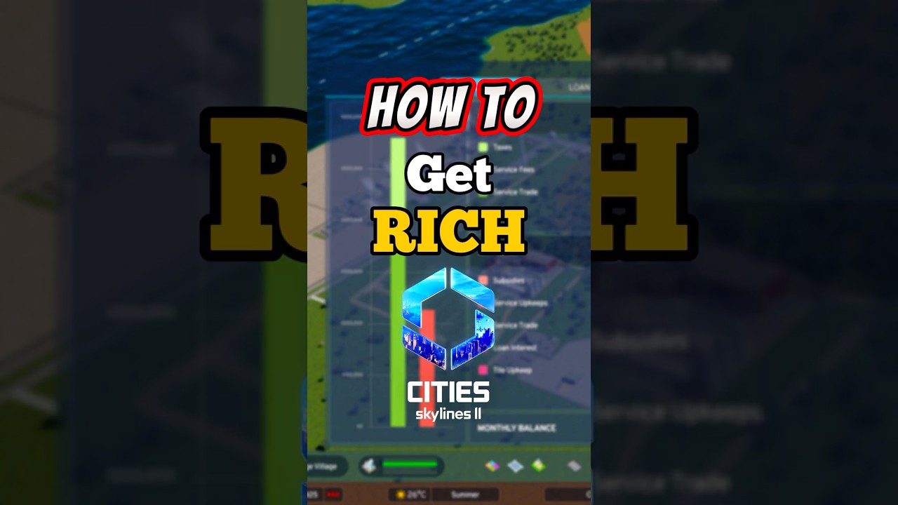 How to GET RICH in #citiesskylines2 - Master the Early Game!