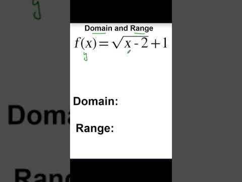 Maths-Domain and Range-Understanding Simple and Easy (O-Level)