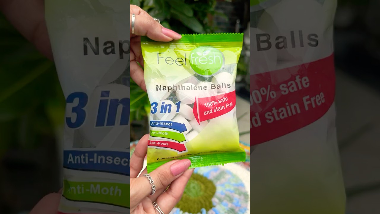 Feel Fresh Naphthalene Balls 100g 🧺