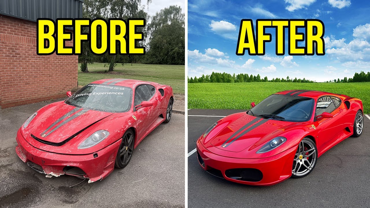 Rebuilding a Wrecked Ferrari F430 🚗