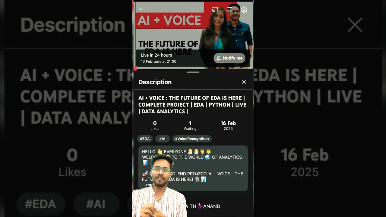 Discover the Future of Data Analysis: AI + Voice in Live EDA Project 🤖🗣️