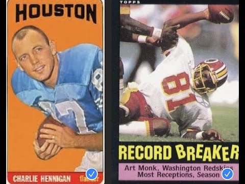 ART MONK TIES THEN BREAKS CHARLIE HENNIGAN'S NFL SINGLE-SEASON RECORD 101 RECEPTIONS (DEC. 16, 1984)