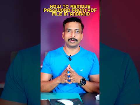 How to remove password from a PDF file ?