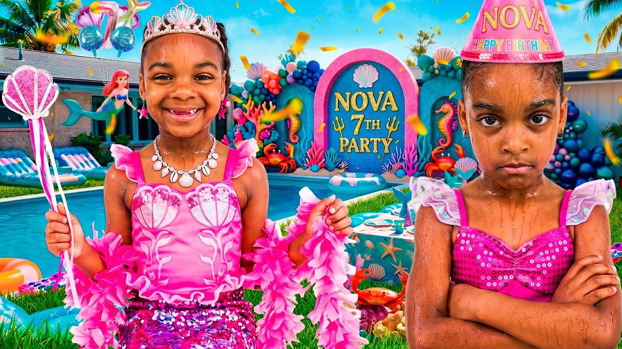 WE SURPRISED NOVA FOR HER 7TH BIRTHDAY PARTY!